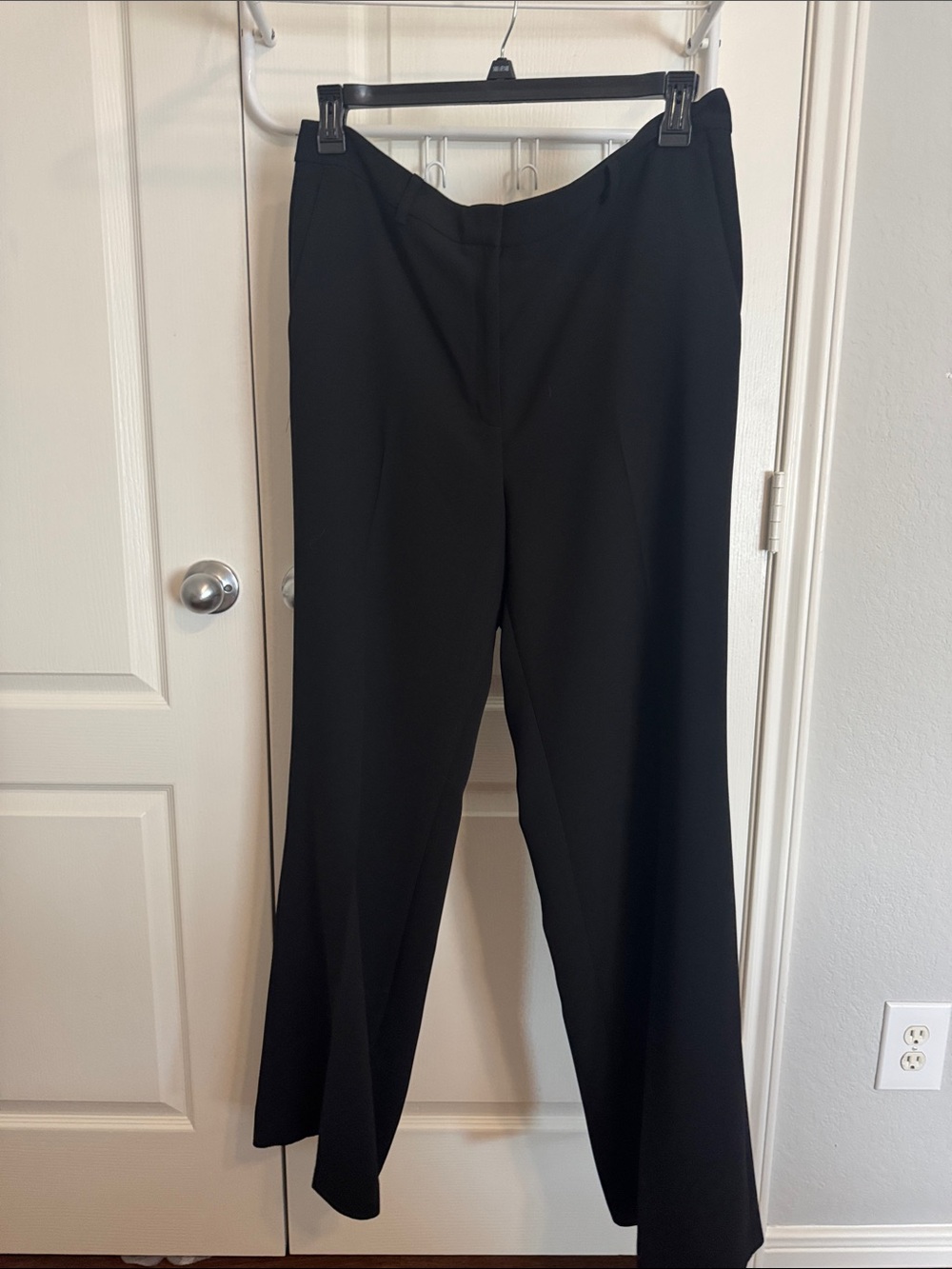 DKNY Black Wide Leg Dress Pants